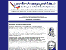 Tablet Screenshot of burschenschaftsgeschichte.de